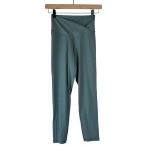 OFFLINE By Aerie Green Real Me High Waisted Crossover Leggings